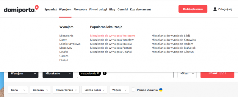 аренда квартиры в Варшаве